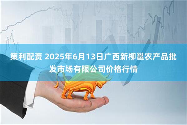 策利配资 2025年6月13日广西新柳邕农产品批发市场有限公司价格行情