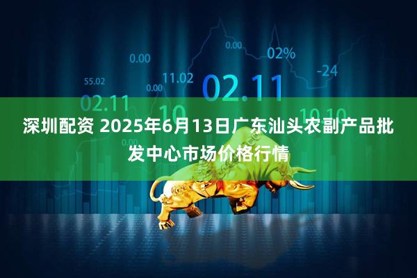 深圳配资 2025年6月13日广东汕头农副产品批发中心市场价格行情