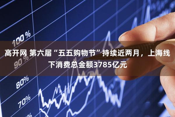 高开网 第六届“五五购物节”持续近两月，上海线下消费总金额3785亿元